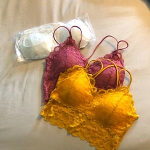 **3 for 20$ Bundle** Shein Bralettes (Set of 3)